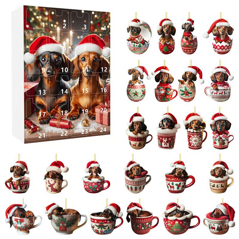 24-Day Dachshund Advent Calendar for Animal Lovers
