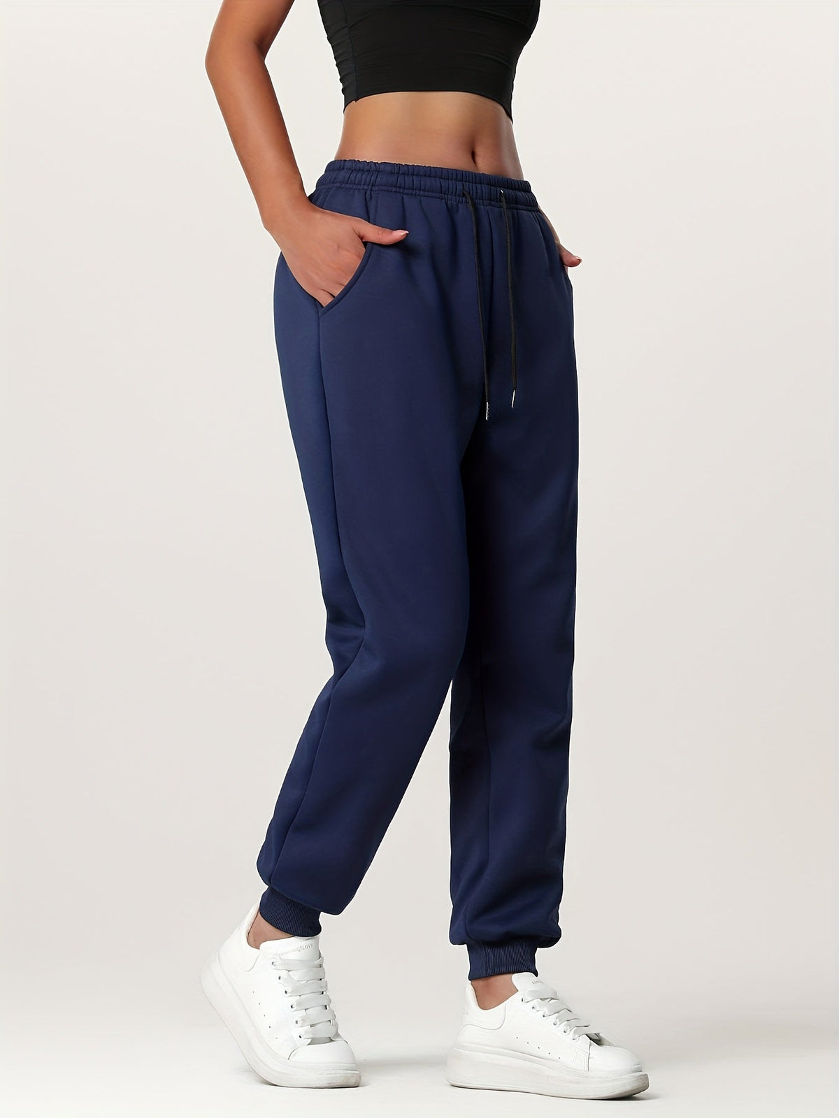 Fiona | Lined Cuffed Warm Winter Sweatpants Joggers