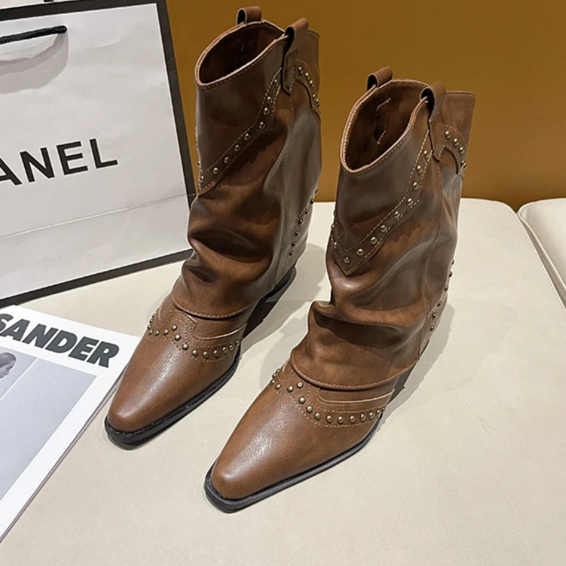 Winnifred | Low Heel Ankle Boots