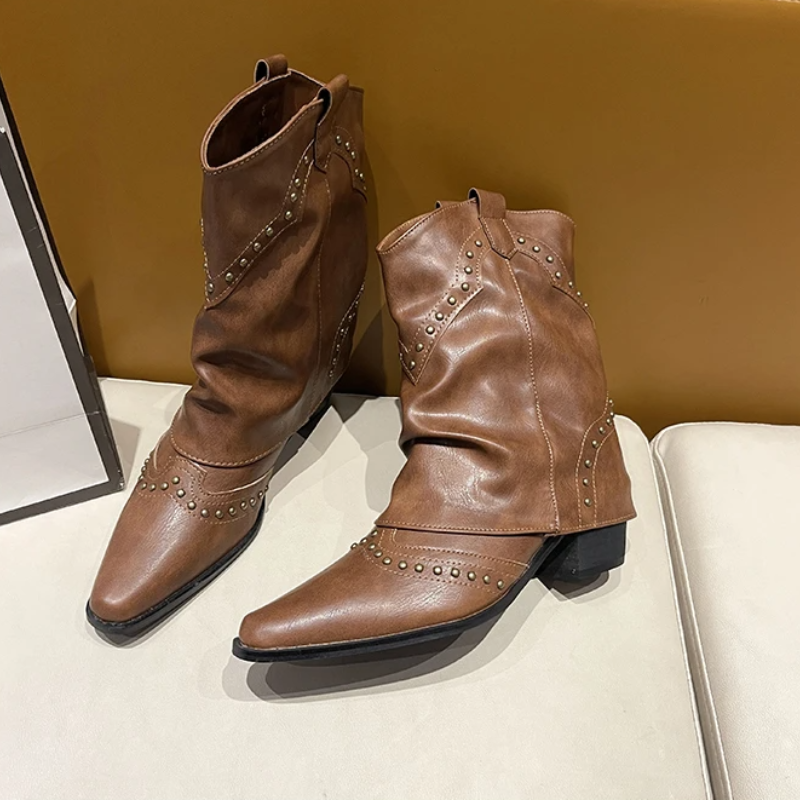 Winnifred | Low Heel Ankle Boots