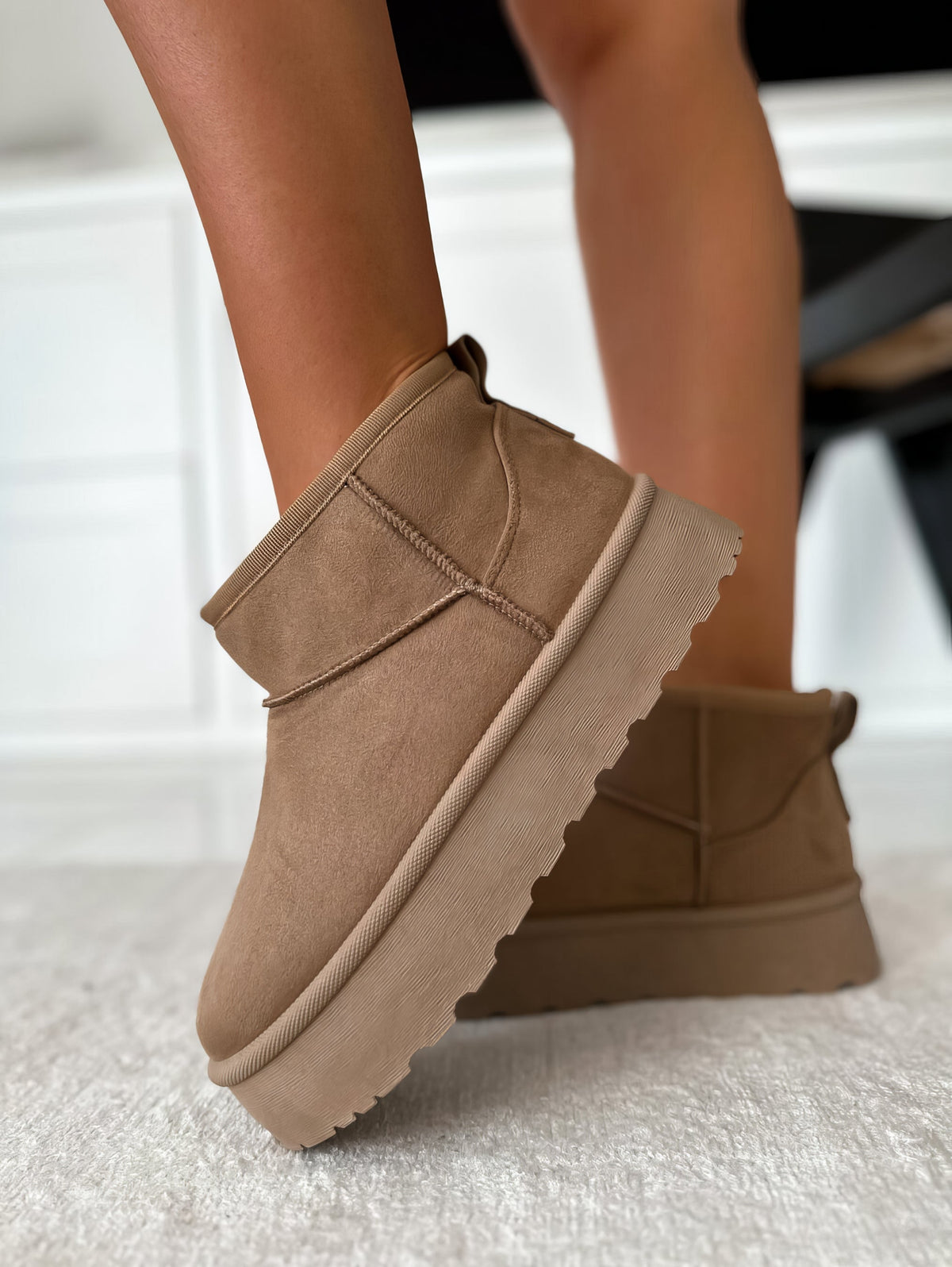 Adelaide | Pull-On Platform Ankle Boots