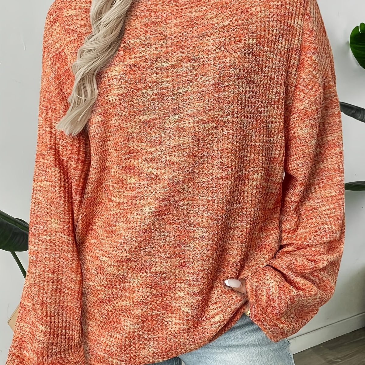 Katrina | Waffle Knit Sweater