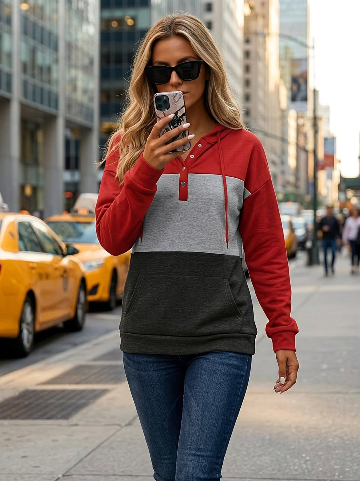 Brynne | Color Block Hoodie