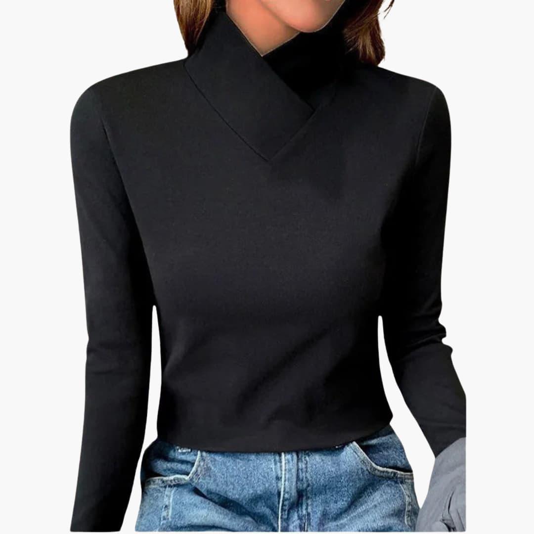 Liora | High-Collar Sweater
