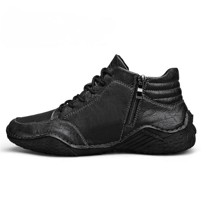 RUGGED LEATHER BOOTS FOR MEN