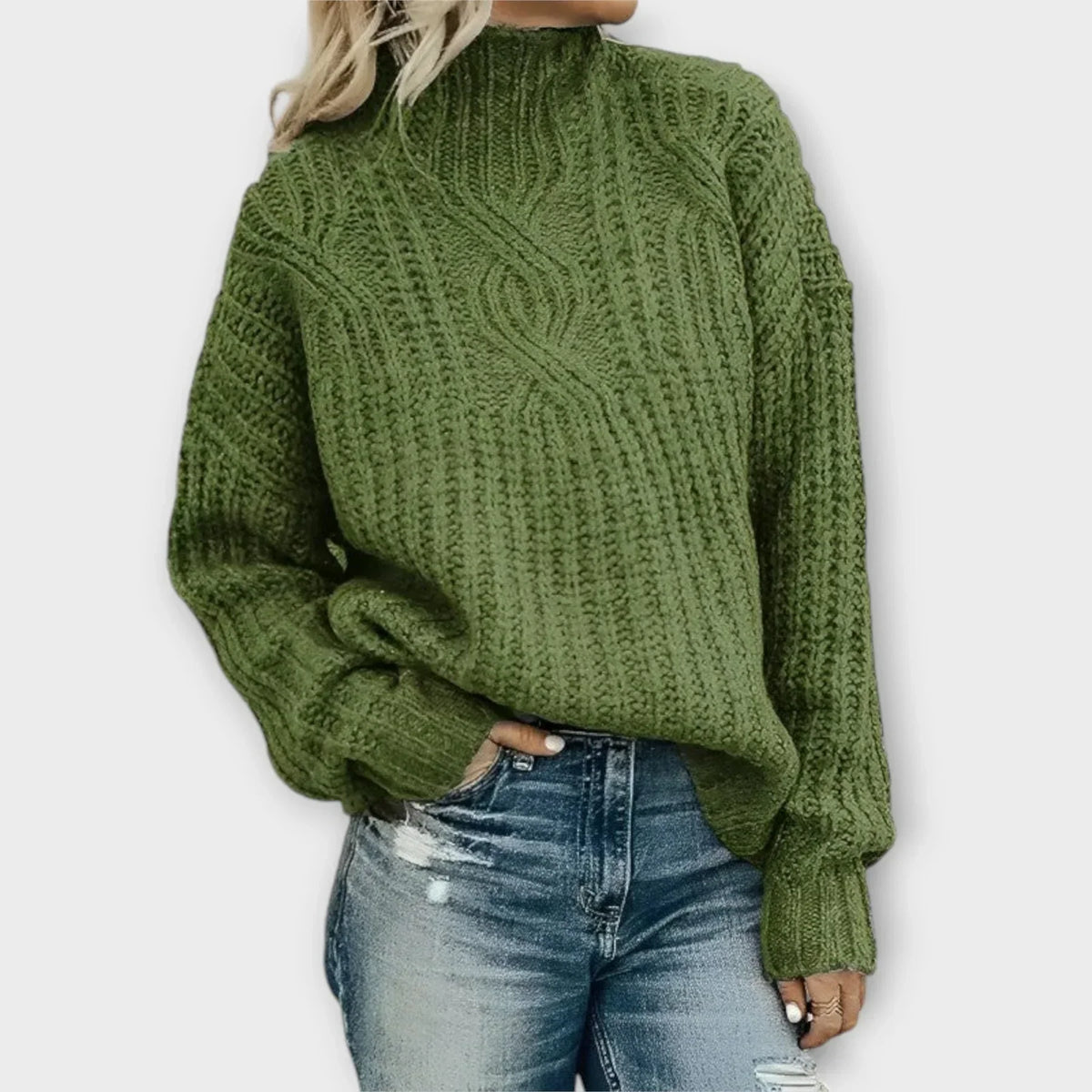 Rosamund | Modern High-Neck Sweater