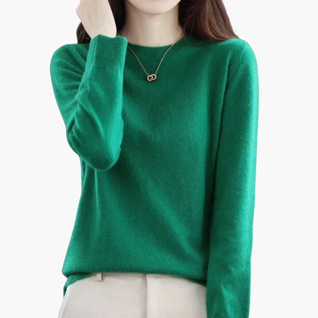 Persephone | Chunky Knit Round Neckline Sweater
