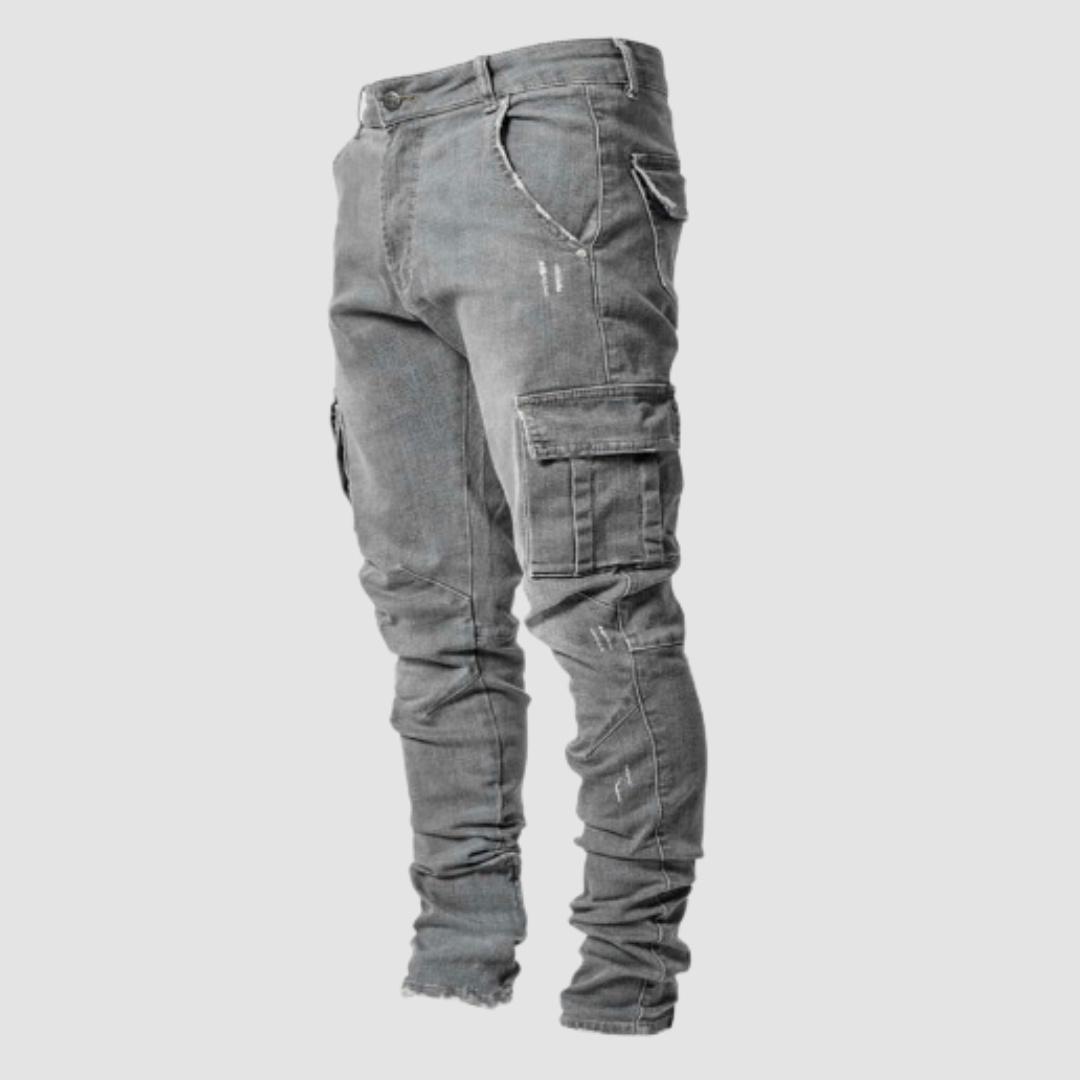 Men’s Slim Fit Cargo Jeans