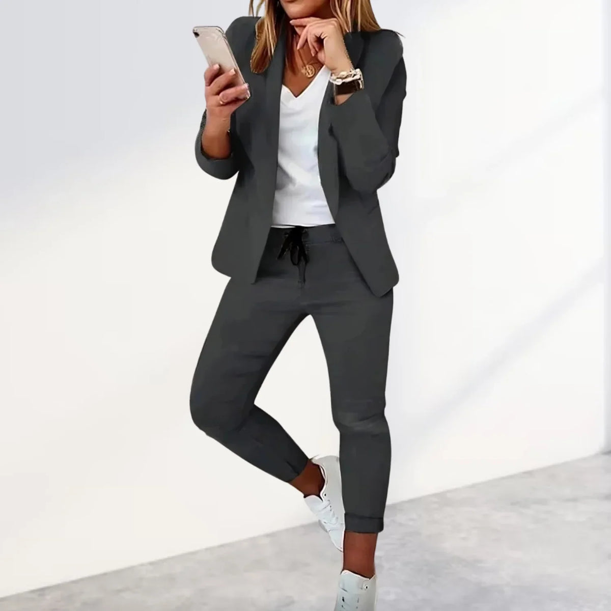Women's Blazer and Trousers Co-ord Set