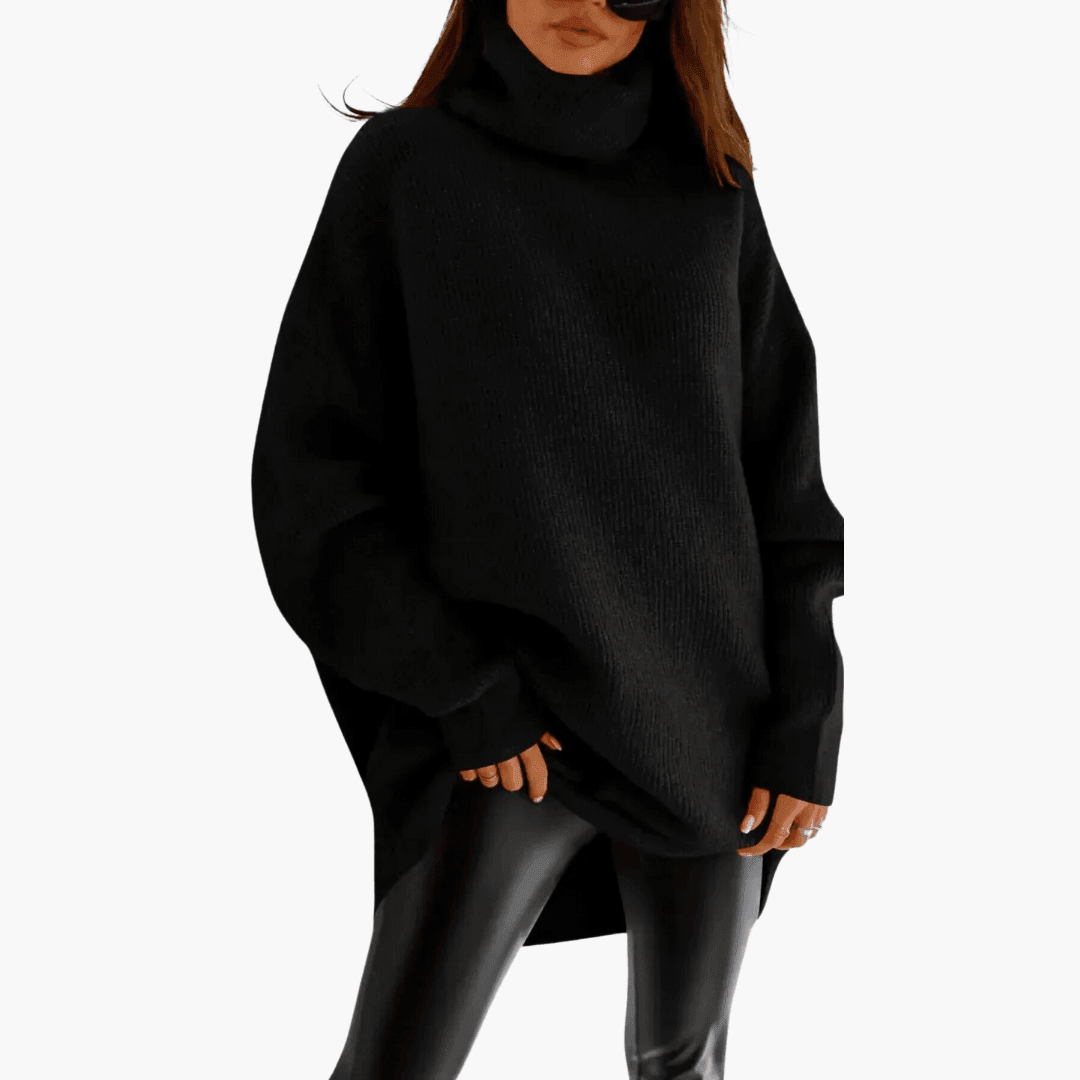 Talia | Oversized Longline Silhouette Sweater