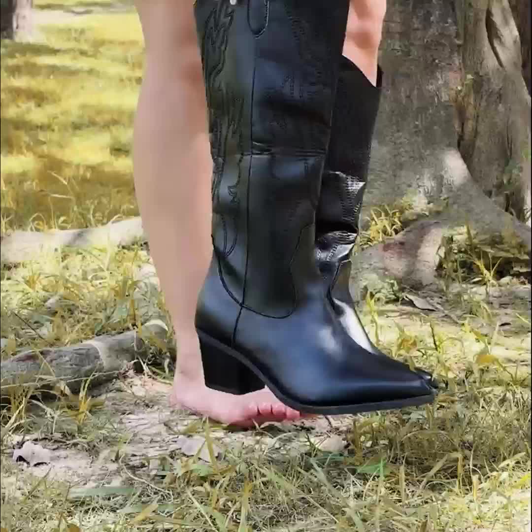 Zora | Wide Calf Western Cowboy Boots