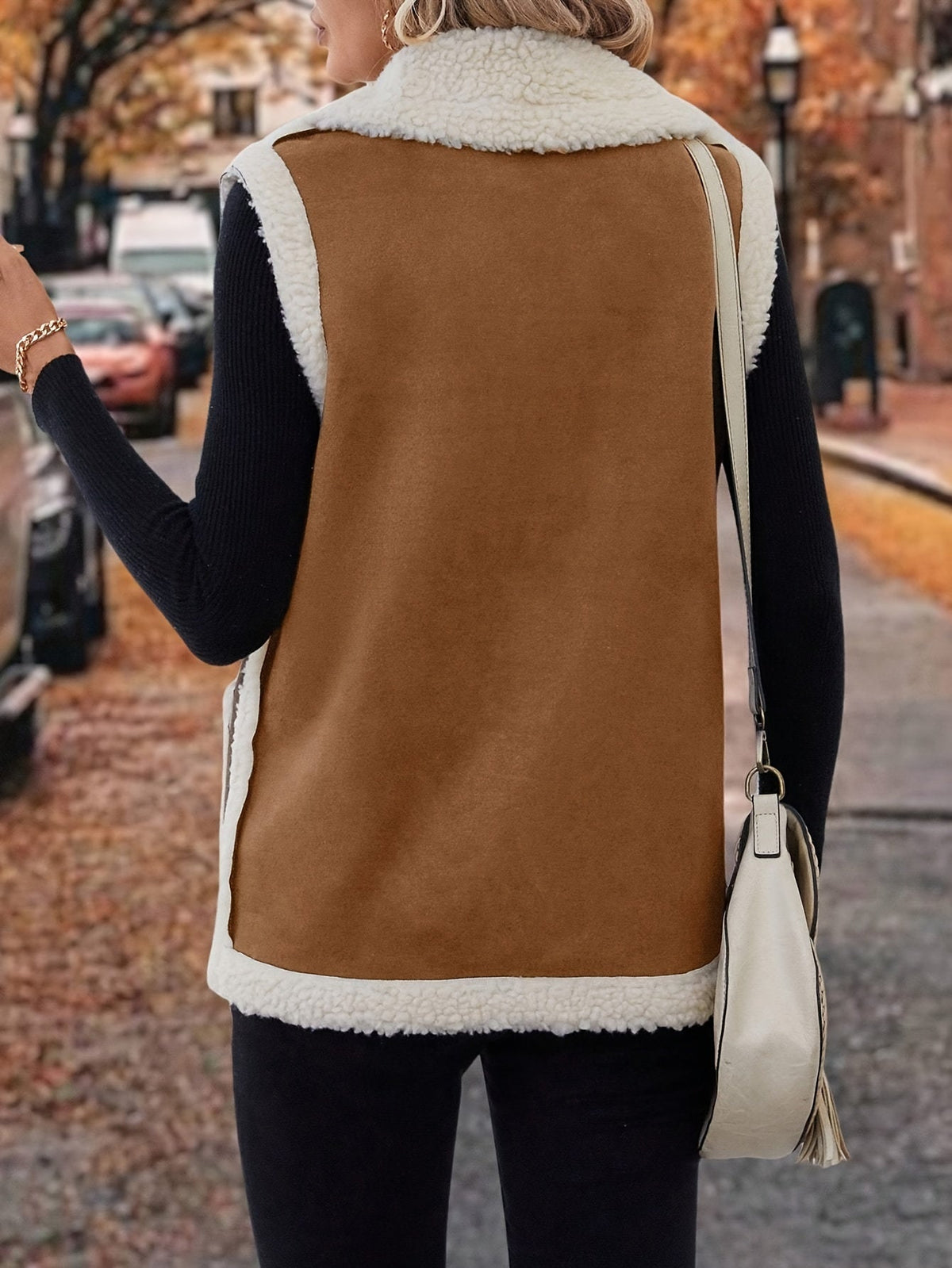 Sylvie | Warm Lapel Collar Winter Vest