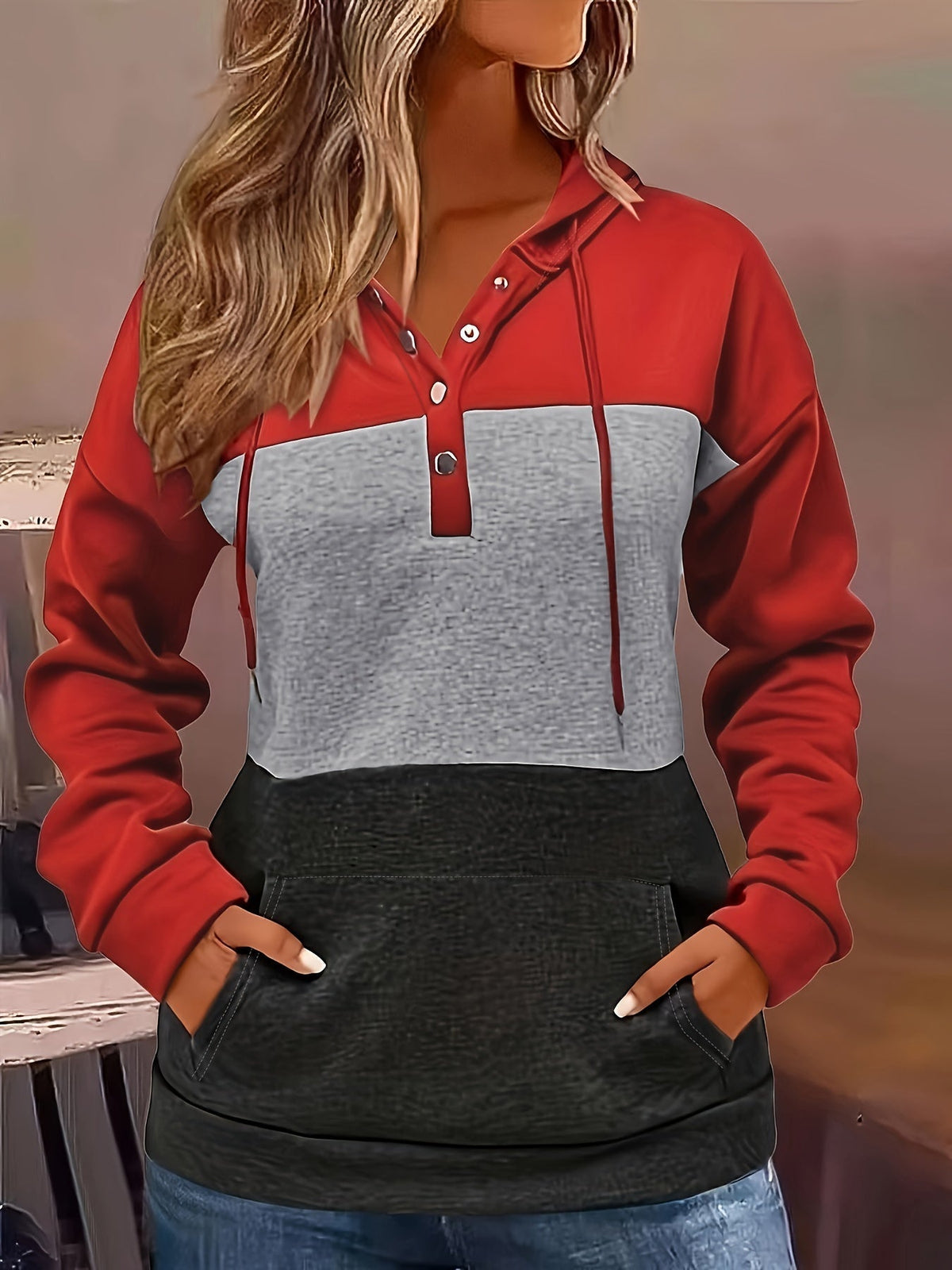 Brynne | Color Block Hoodie