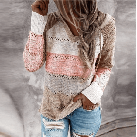 Women’s Striped Knit Sweater