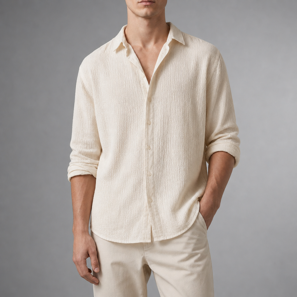 Corfu Textured Linen Shirt