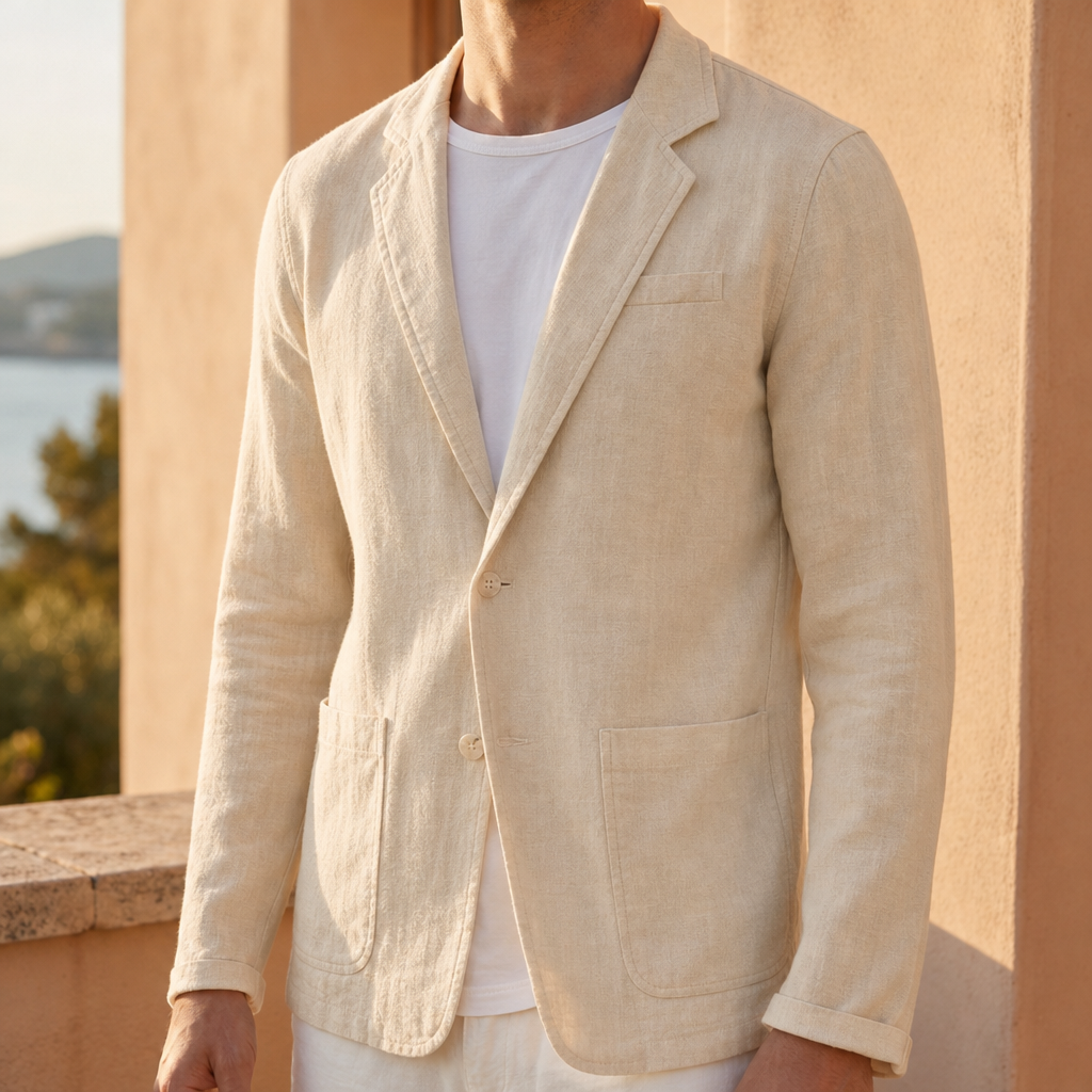 Calpe Relaxed Linen Blazer