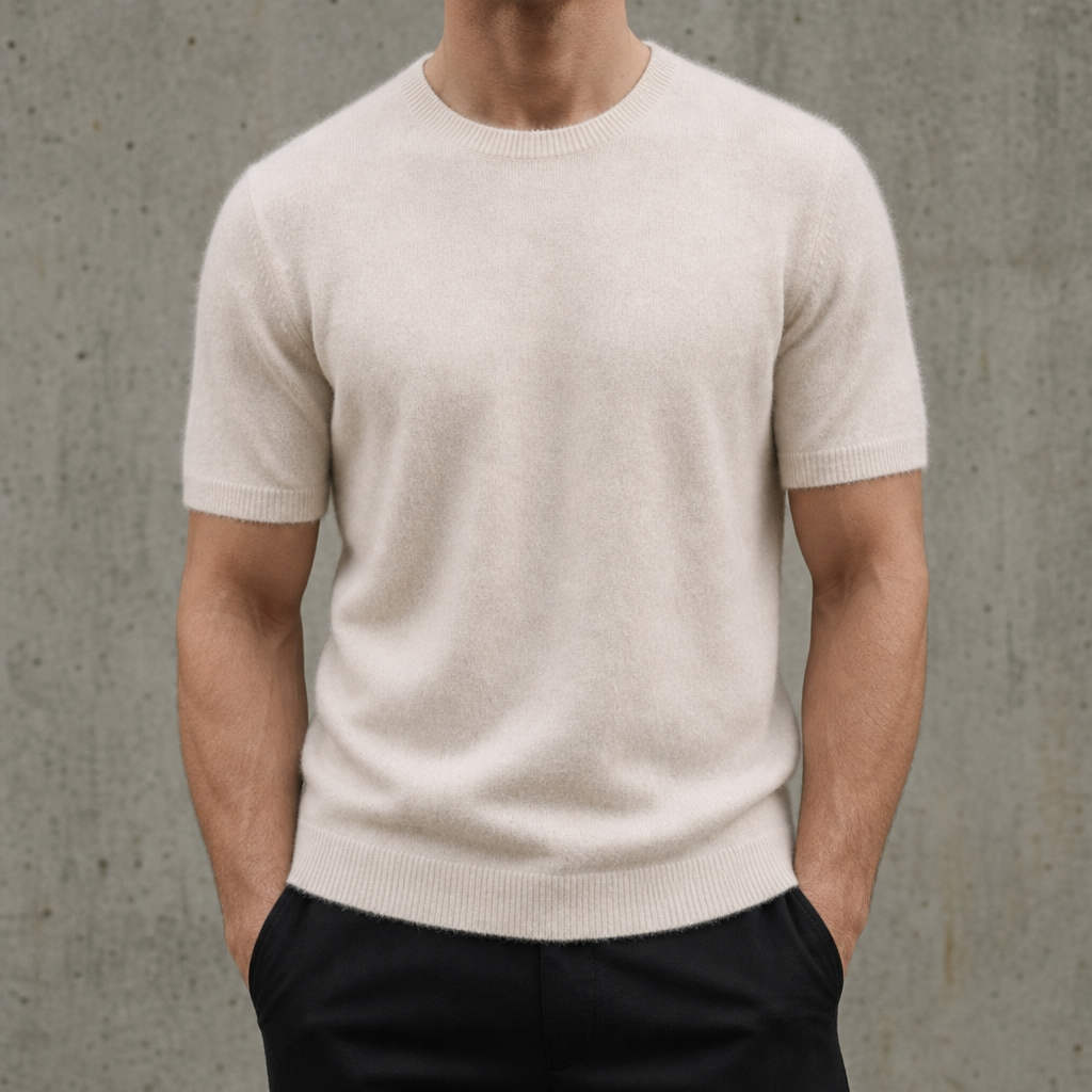 Santorini Cashmere Knit Tee