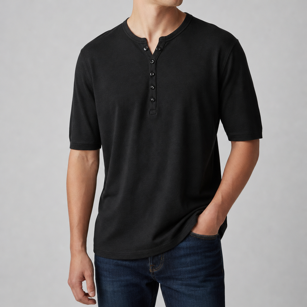 Skyros Athletic Henley Shirt