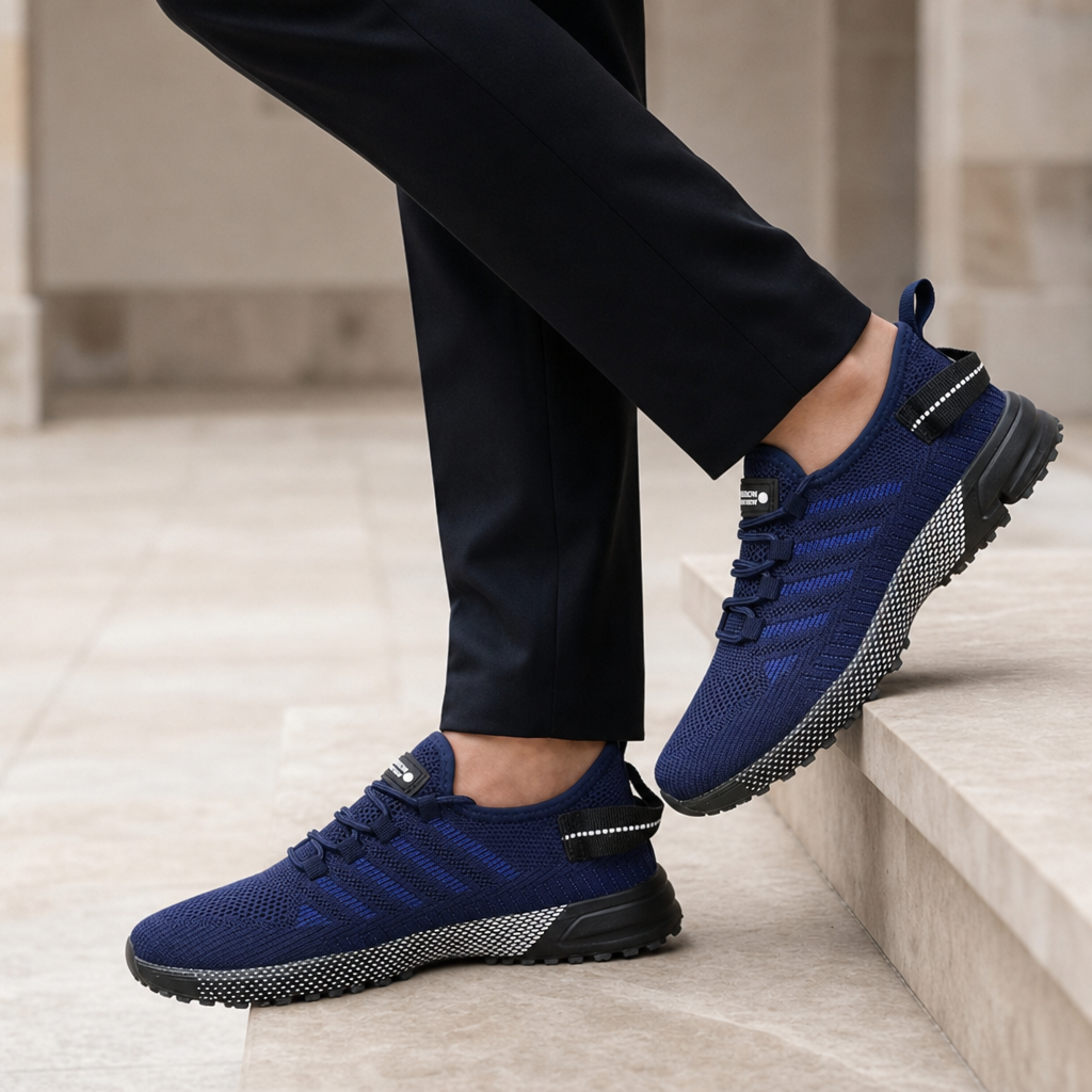 Calvero Knit Mesh Athletic Sneakers