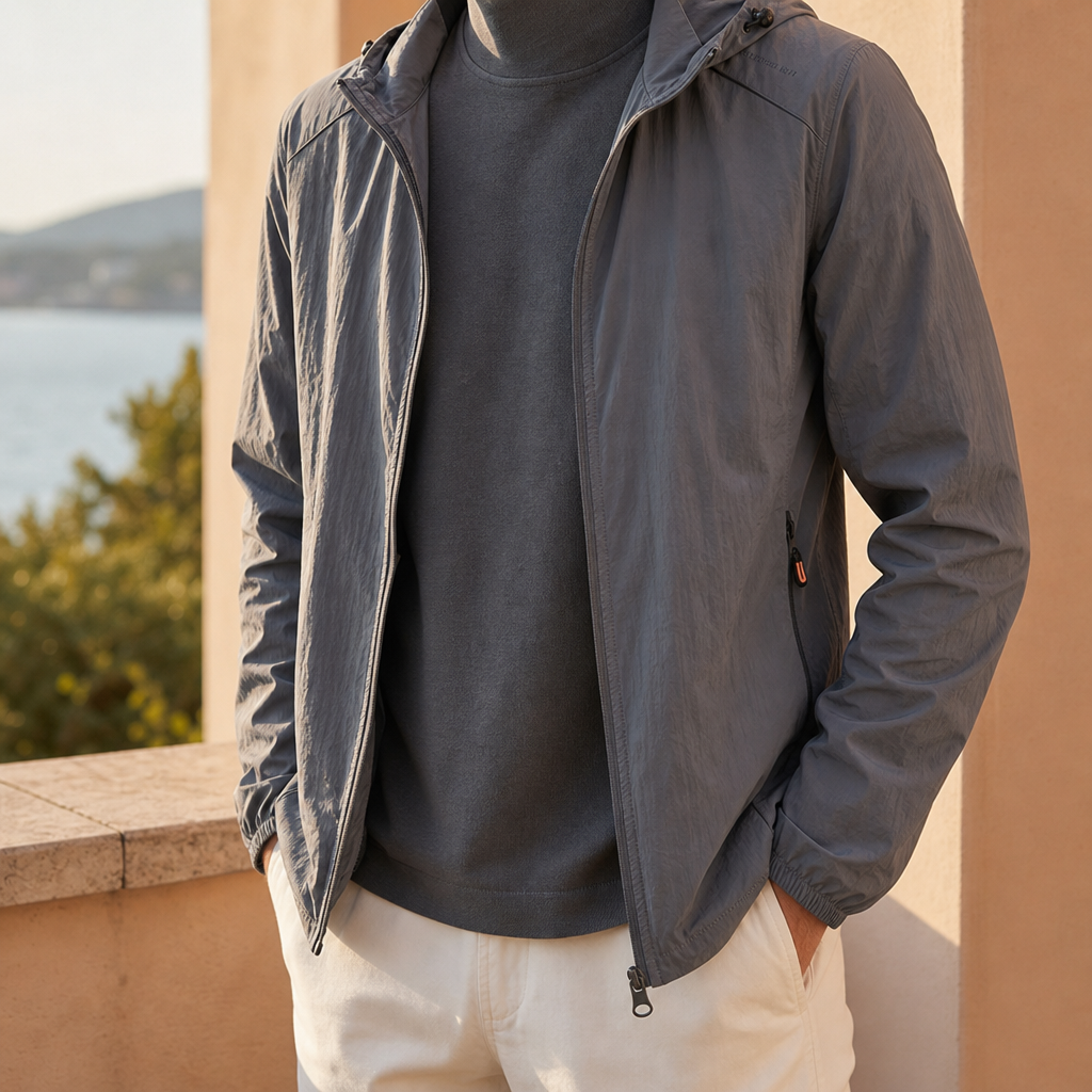 Girona Lightweight Hooded Windbreaker