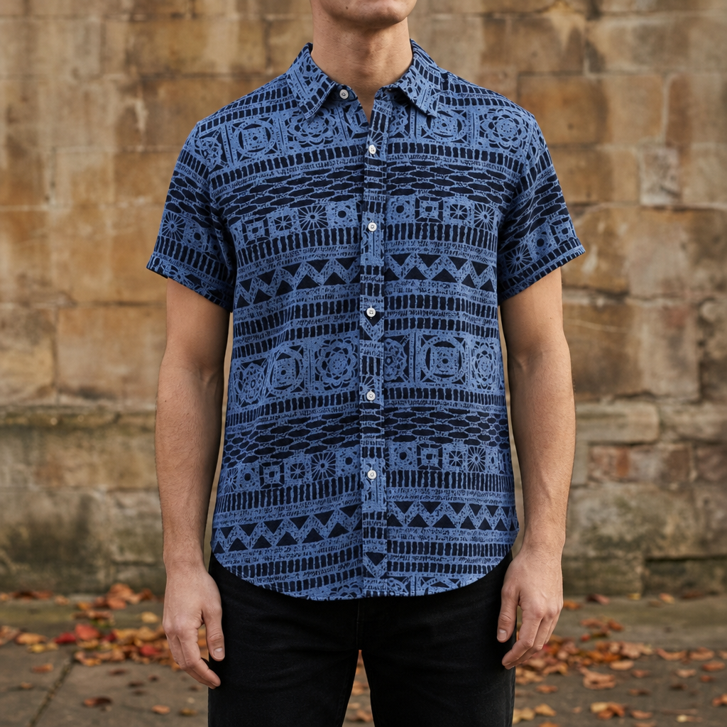 Jerez Geometric Print Shirt