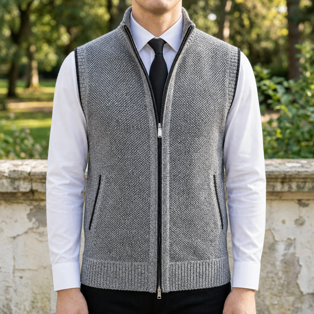 Amalfi Full-Zip Sweater Vest
