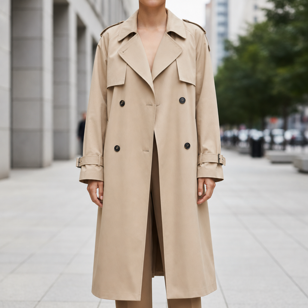 Positano Double Breasted Trench Coat