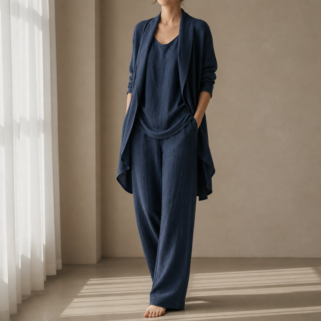 Montalcino Linen Three-Piece Set