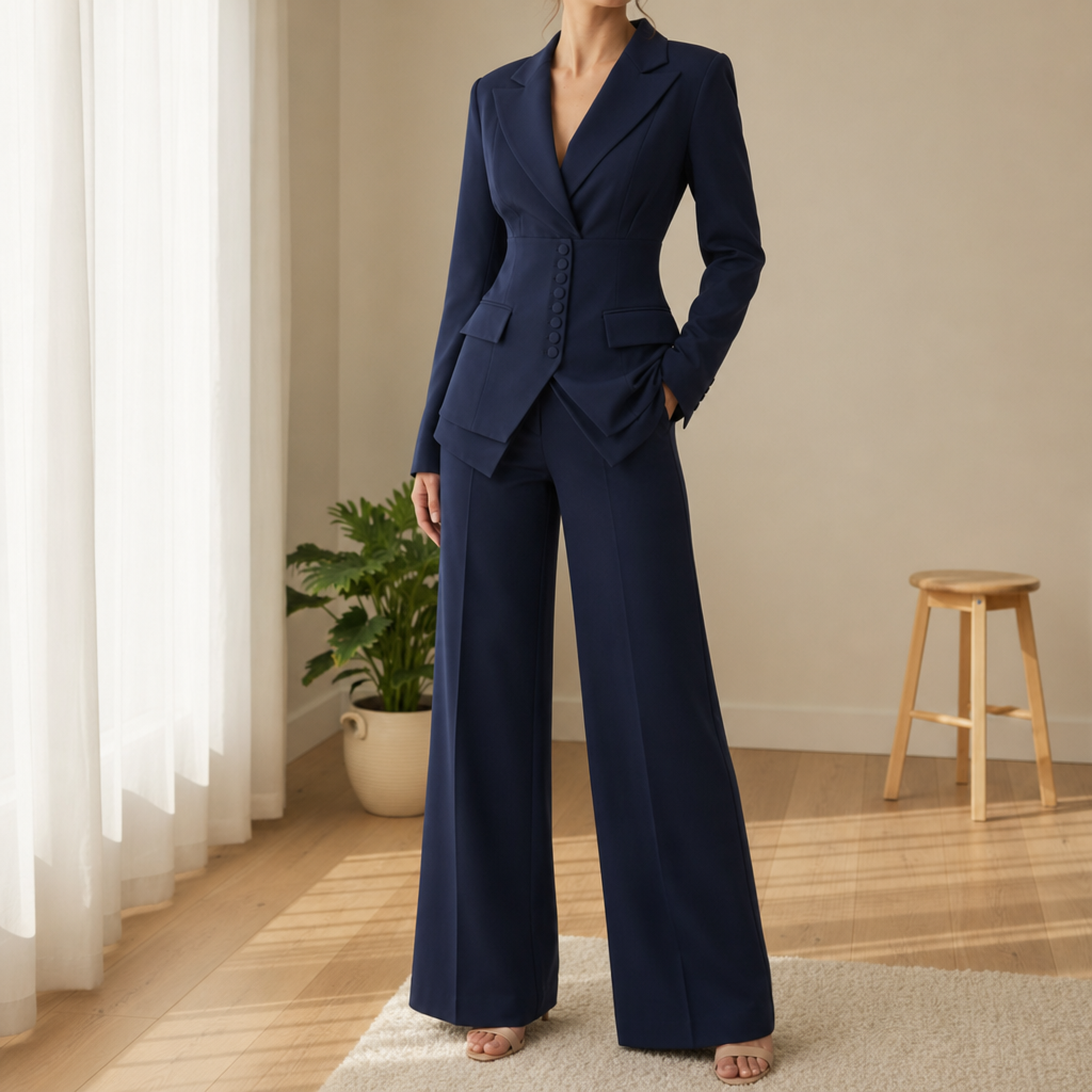 Siena Cinched Waist Suit Set