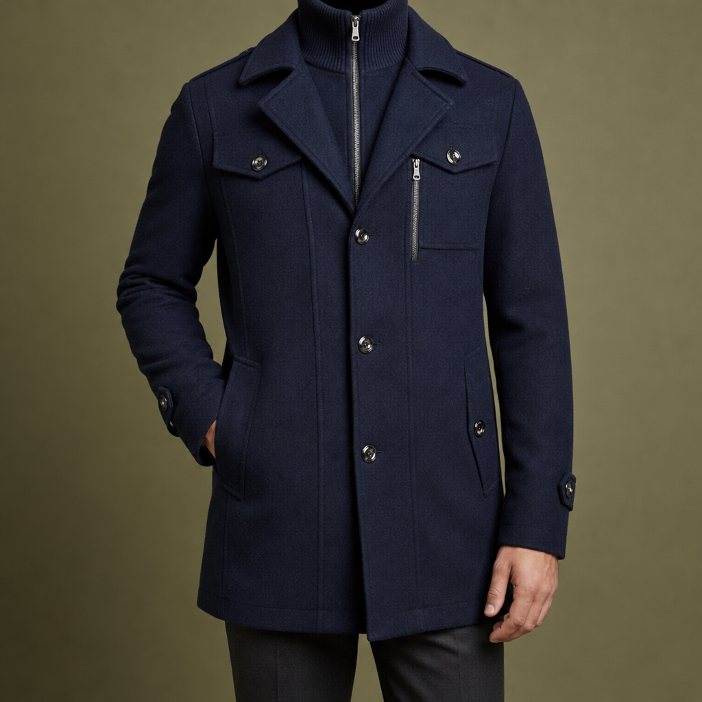 Sliema Wool Blend Overcoat