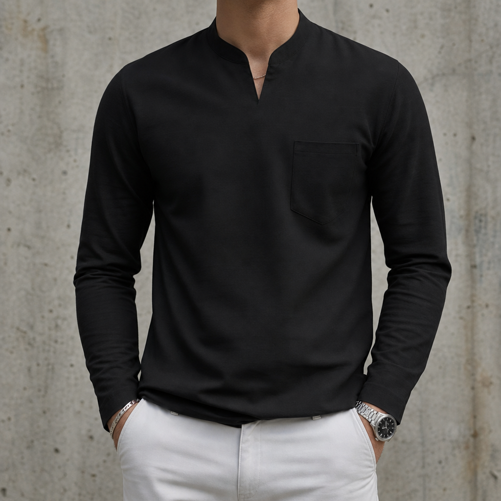 Tropea V-Neck Long Sleeve Tee