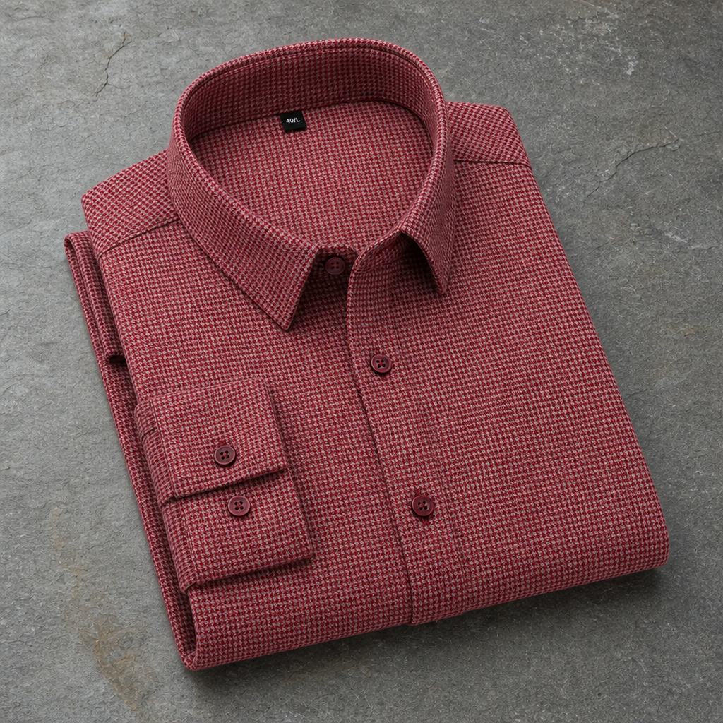 Treviso Houndstooth Cotton Shirt