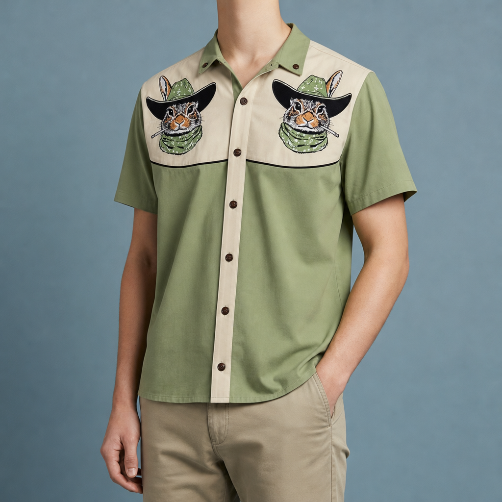 Palamos Astronaut Cowboy Western Shirt