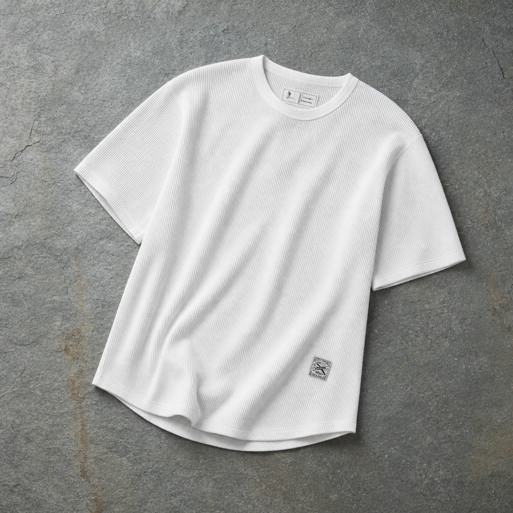 Granada Waffle Knit Drop Tee