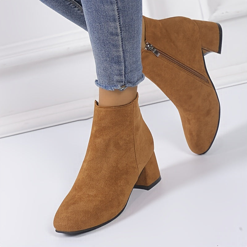 Diana | Block Heel Chelsea Boots