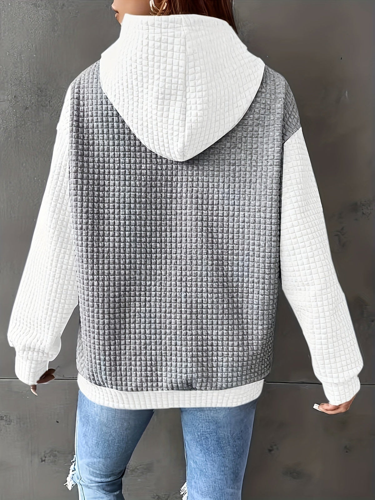 Brenna | Waffle Knit Hoodie