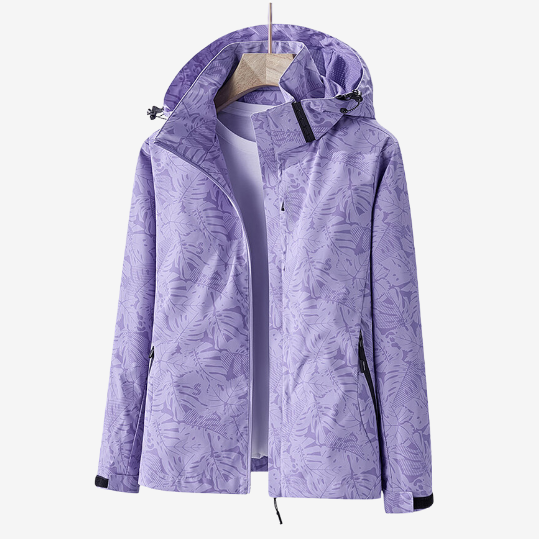 Women's Waterproof Jacket | Lightweight Hooded Windbreaker