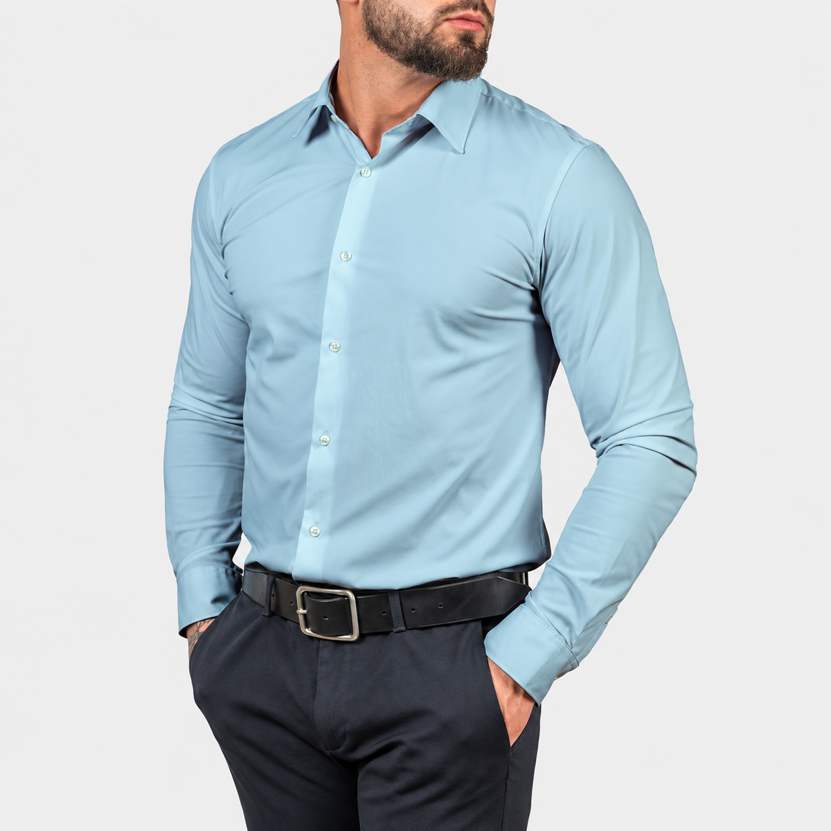 Levi – Shirt without ironing with stretch comfort