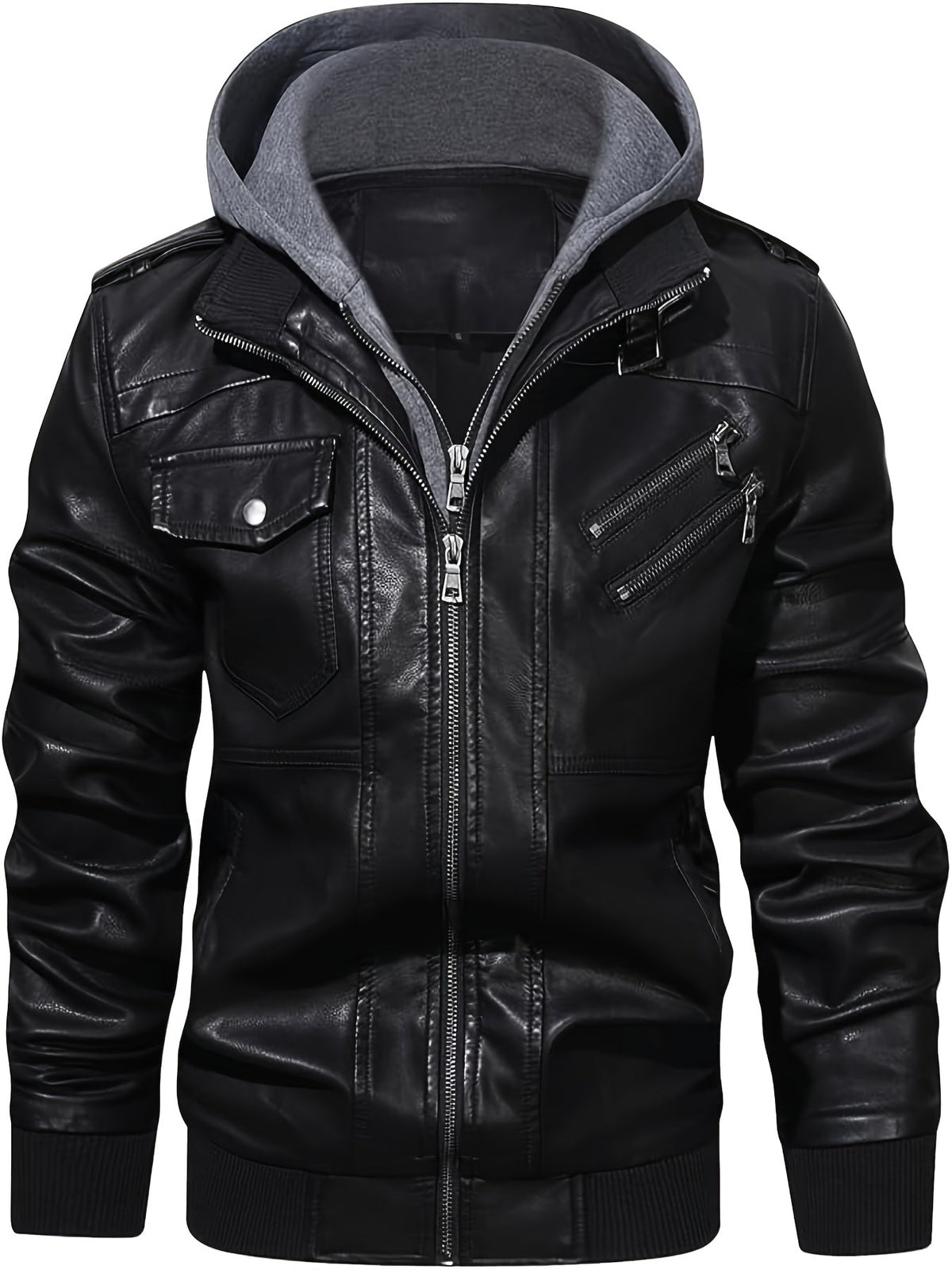 Winston | Hooded Moto Jacket