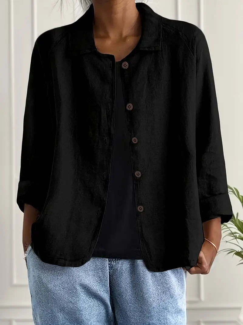Ada | Field Button-Front Lightweight Shacket