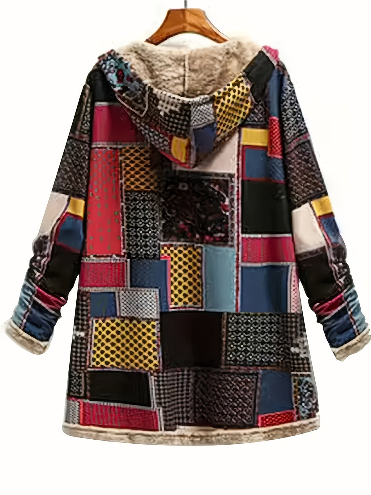 Iris | Plush Lined Hooded Fleece Jacket