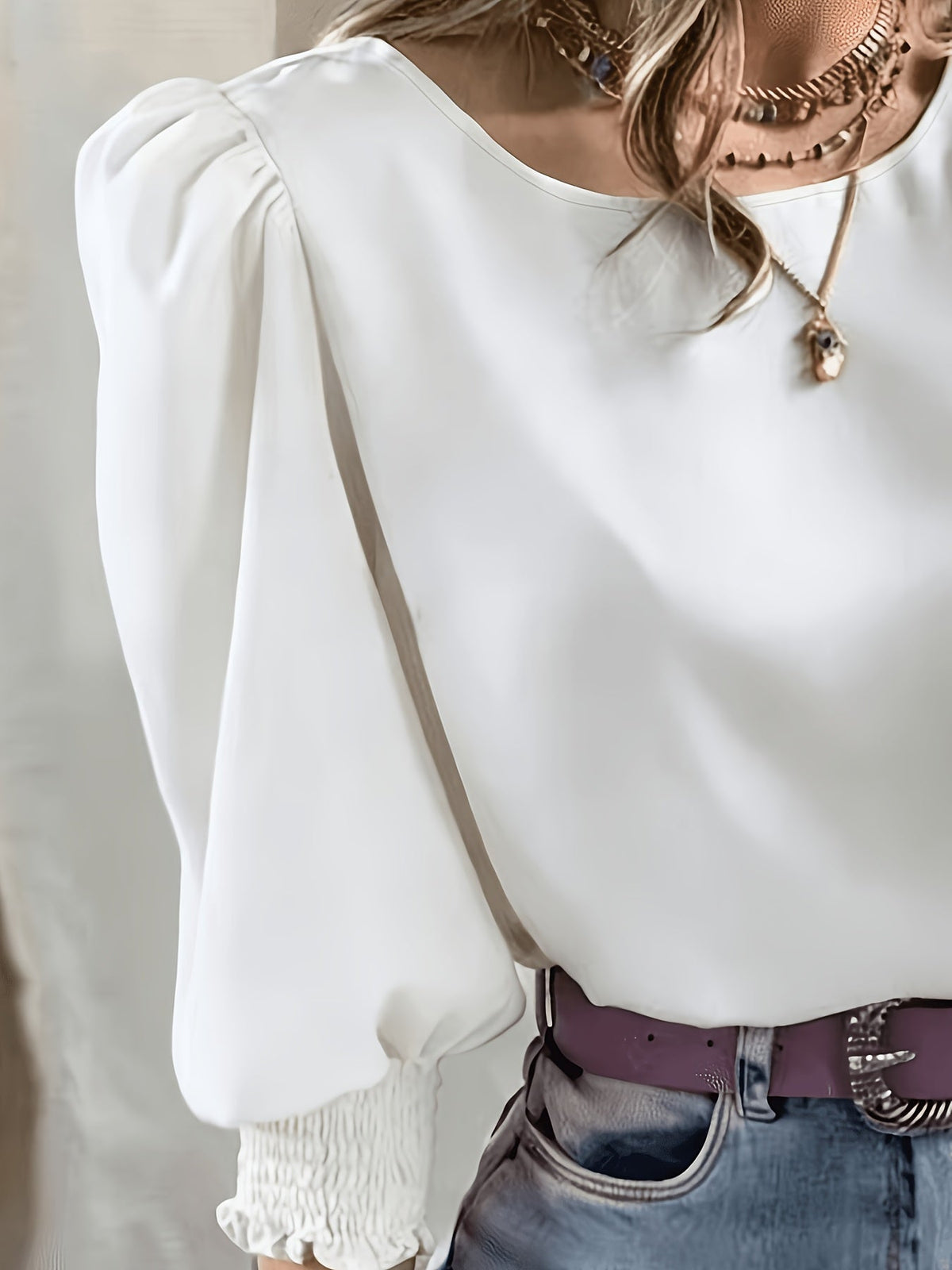 Ellen | Puff Sleeve Blouse
