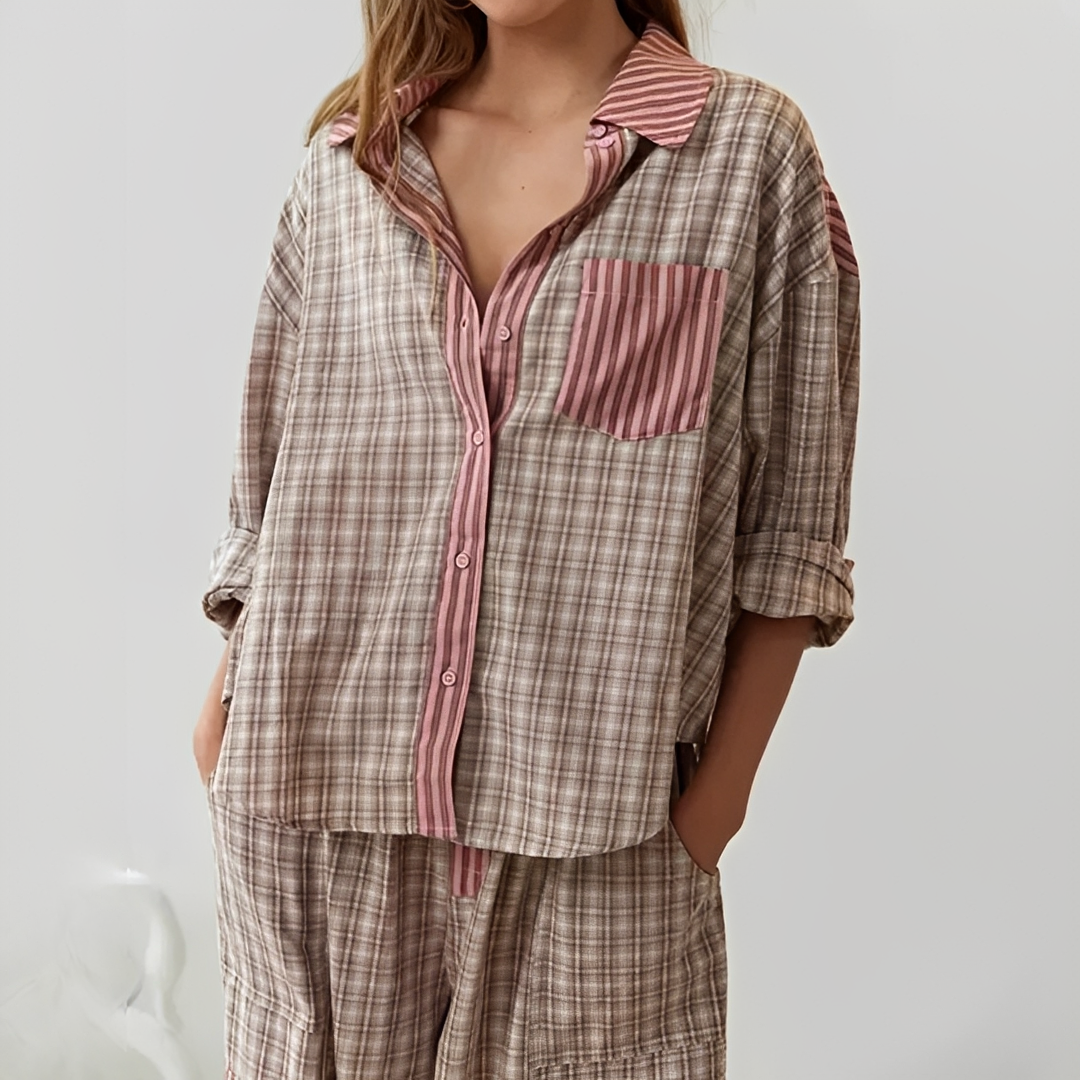 Elena - Chic two-piece sleepwear set