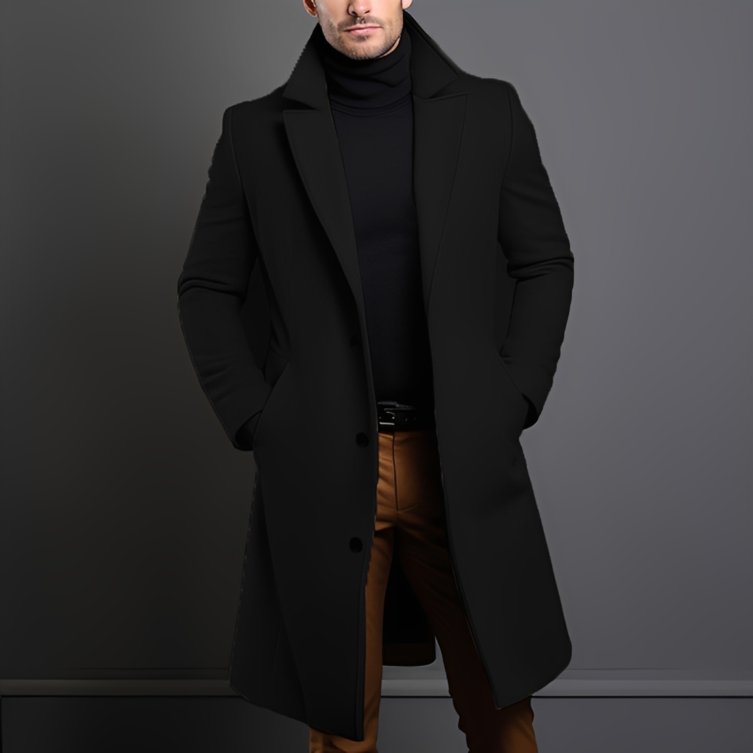 Kévin - Classic and warm coat in extra length