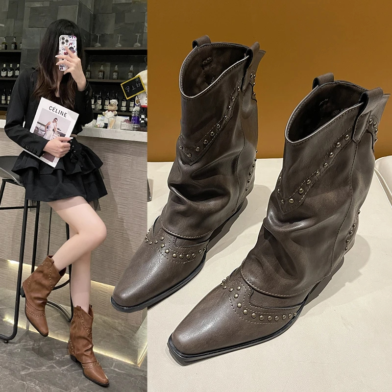 Winnifred | Low Heel Ankle Boots
