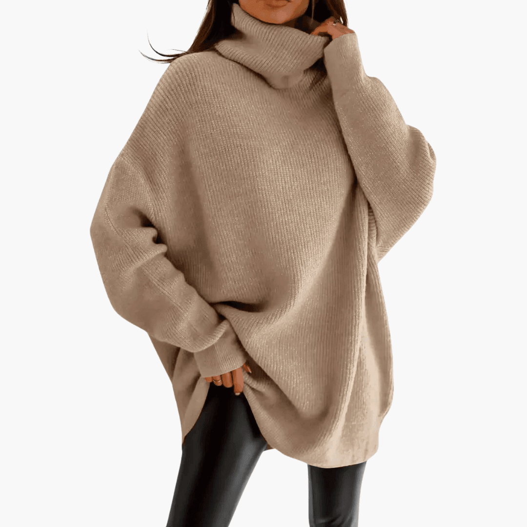 Talia | Oversized Longline Silhouette Sweater