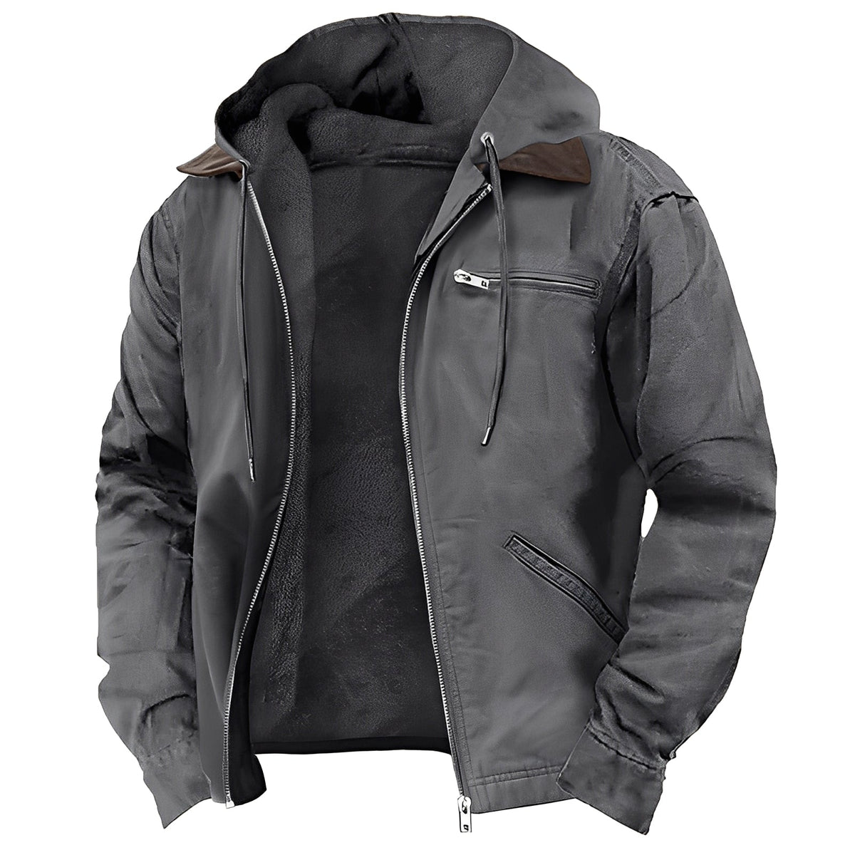 Wallace - Sturdy and warm hooded coat