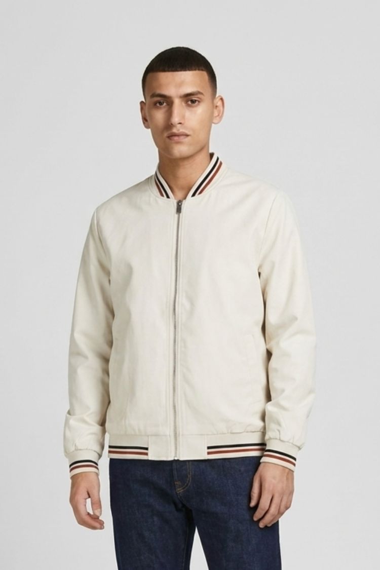 Men's Lightweight Bomber Jacket | Casual Zip-Up Jacket