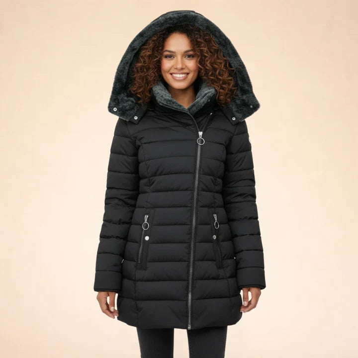 Women's Hooded Puffer Jacket | Quilted Winter Coat