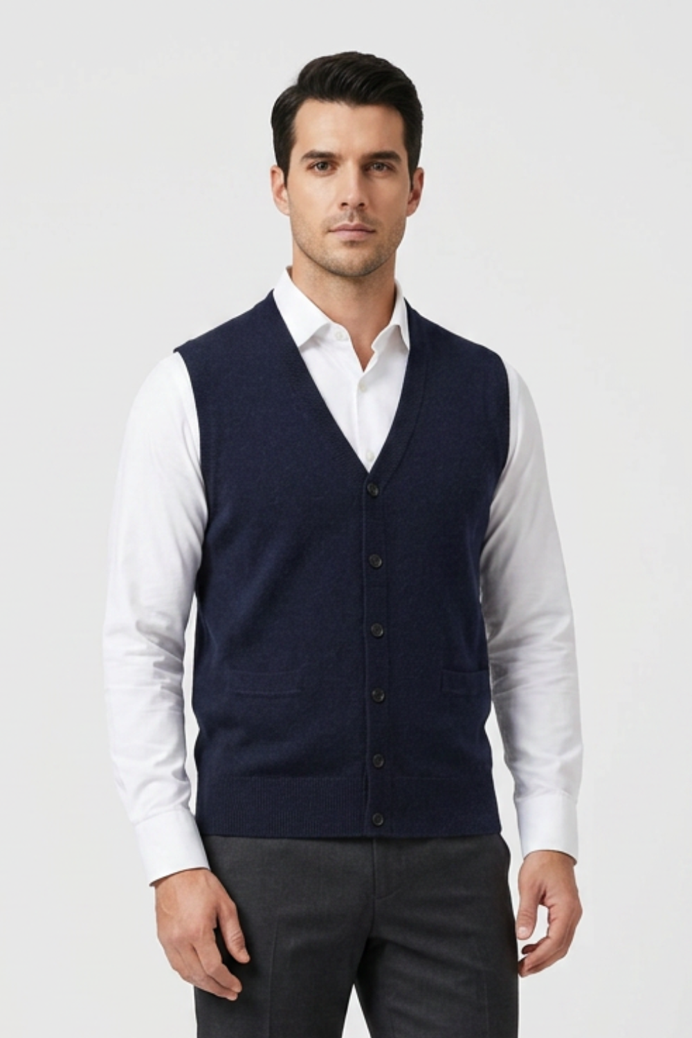 Men's Classic Button Waistcoat | Tailored Formal Vest